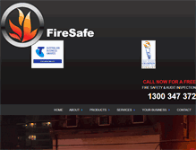 Tablet Screenshot of firesafe-au.com